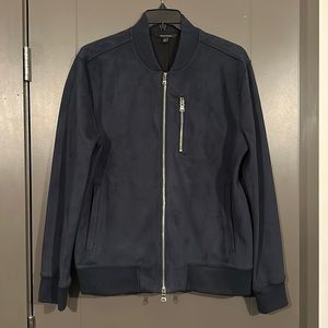 Banana Republic Suede Bomber Jacket